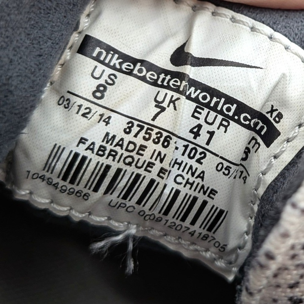 Nike Stefan Janoski Speckled Canvas‎ Skate Shoes Women's 8 Black White - Picture 3 of 14